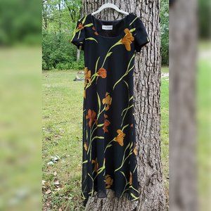 Vintage 90s Jessica Howard Floral Dress